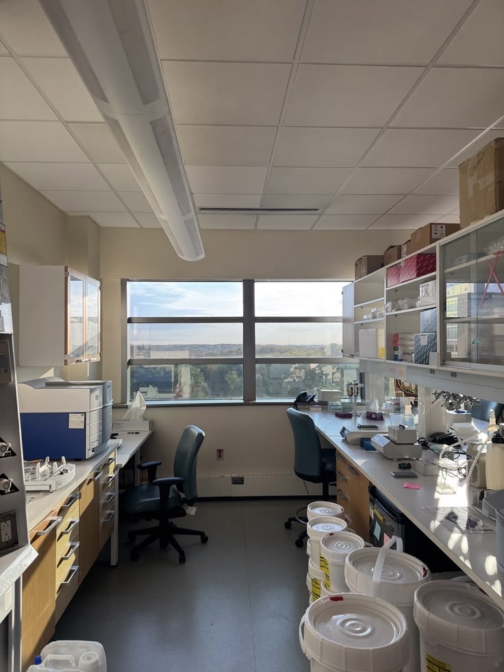 A small research lab overlooking the San Diego mesa